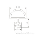 Anti-collision adhesive strips for indoor doors